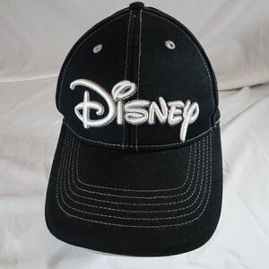 Disney Black Adjustable Hat Cap